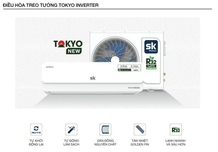 Máy lạnh SUMIKURA Inverter 2 HP APS/APO-180/Tokyo